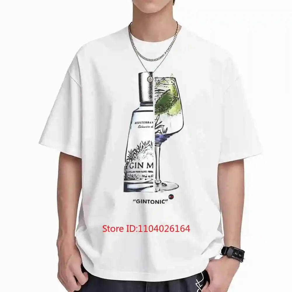 Gin Tonic Glass 2.0 Parallelo24 Short Sleeve Tee 100% Cotton T-Shirt