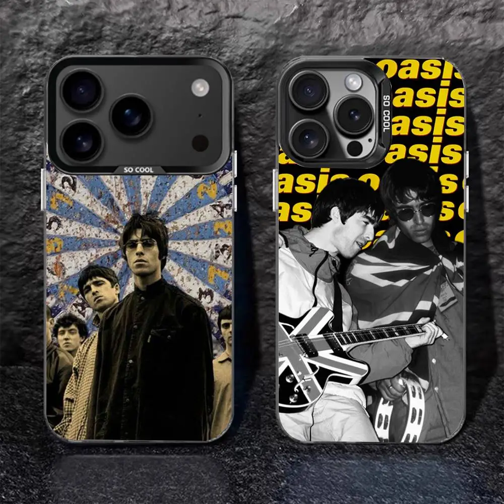 

Band O-Oasis For iPhone 17,16,15,14,13,12,11,Pro,MAX,Plus Black Shockproof Candy Matte Cover