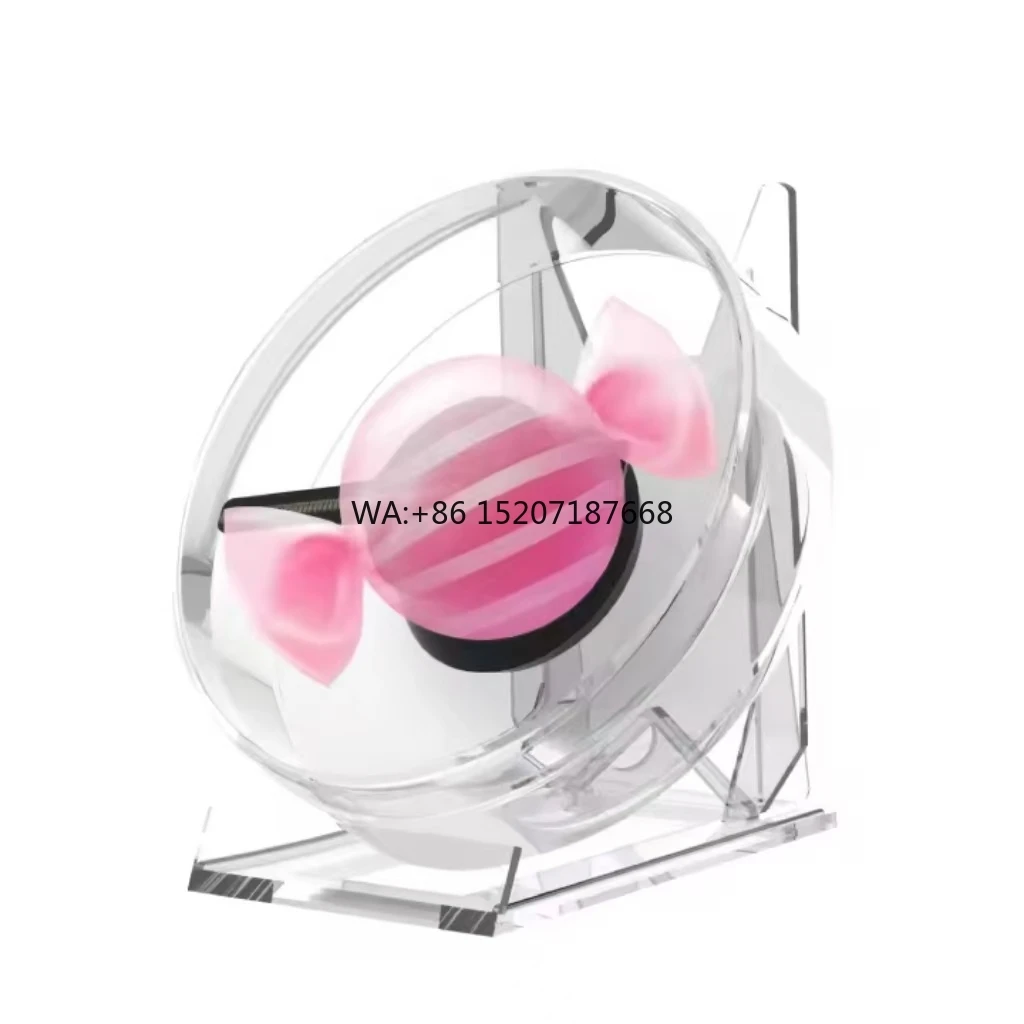

12cm Desktop 3D Naked-Eye LED Lamp Beads Holographic Projector Immersive Space Air Suspension Stereo Imaging for Advertising