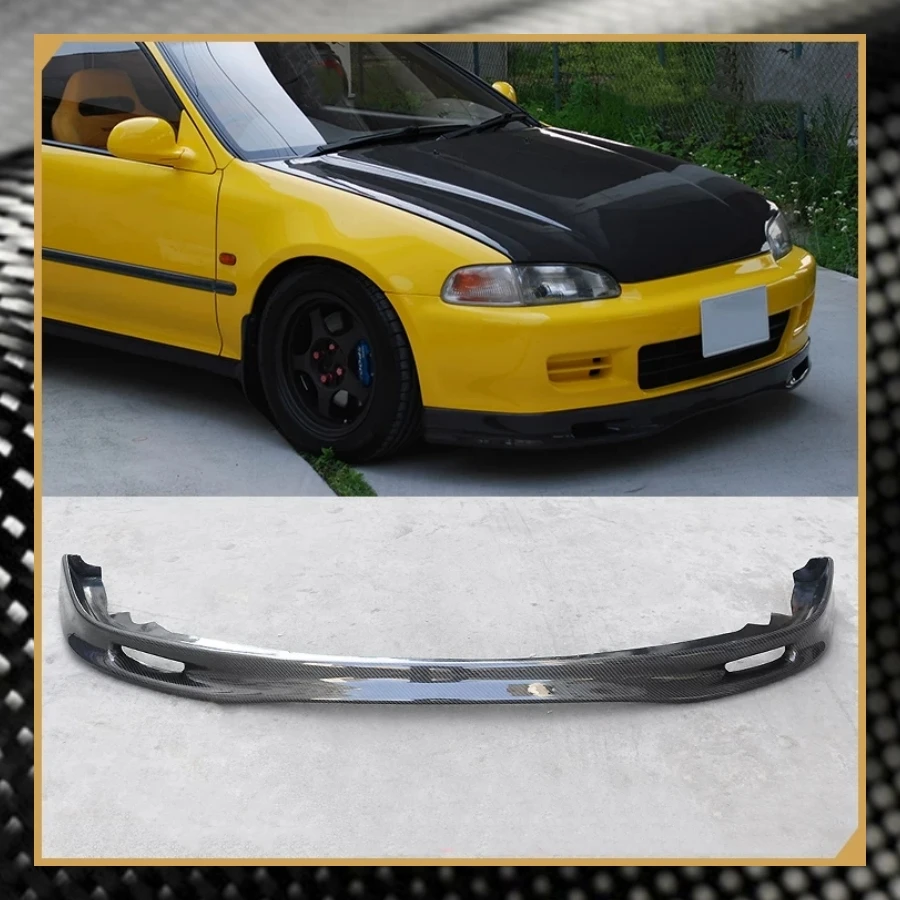 

Carbon Fiber Front Shovel for Honda civic EG6 EG1 1992-1995 Modified New Style Car Front Lip Bumper Spoiler
