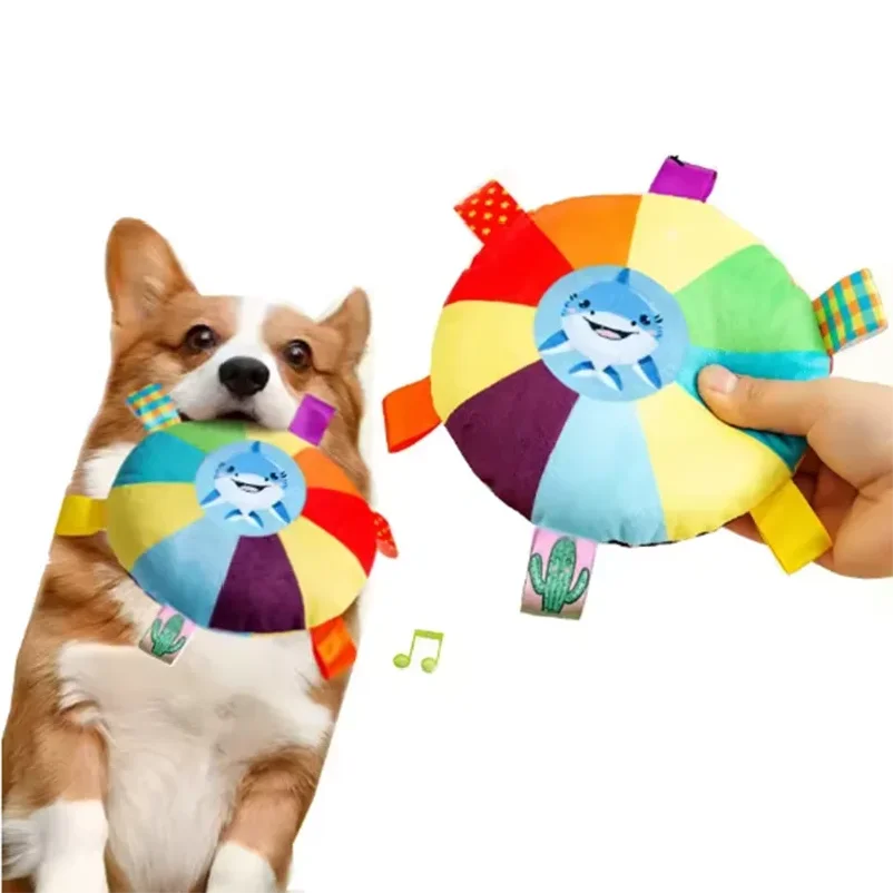 Interactive Ball Toys With Grab Tabs Dog Bite Chew Balls Pets Accessories Puppy Outdoor Training Soccer Pet Supplies 16cm view 4