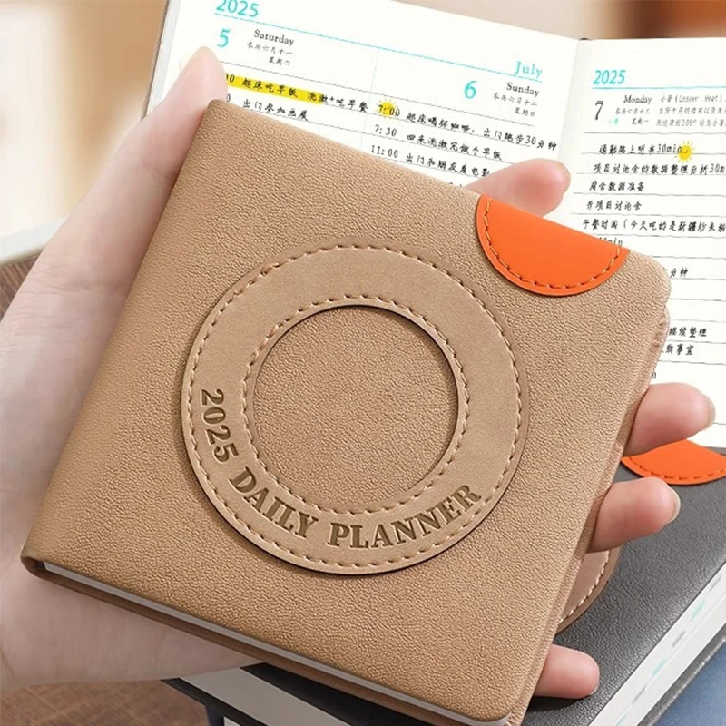 2025 Business Schedule, Small Student Daily Time Planner, Mini Record Book, Pocket Notepad, Memo, 184 Sheets