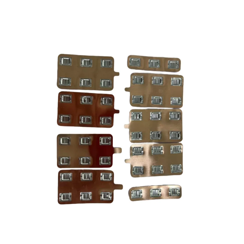 21700-8S3P 25.6V12A بطارية الطاقة الخارجية مزيج سبائك النحاس بطارية اتصال قطاع 0.3 مللي متر القدرة الحالية 200A 10SET