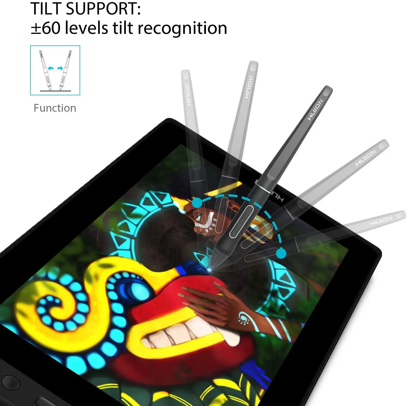 Kamvas Pro 13 13.3 Inches Interactive Display Drawing Screen Digital Pen Lcd Graphics Tablet Monitor
