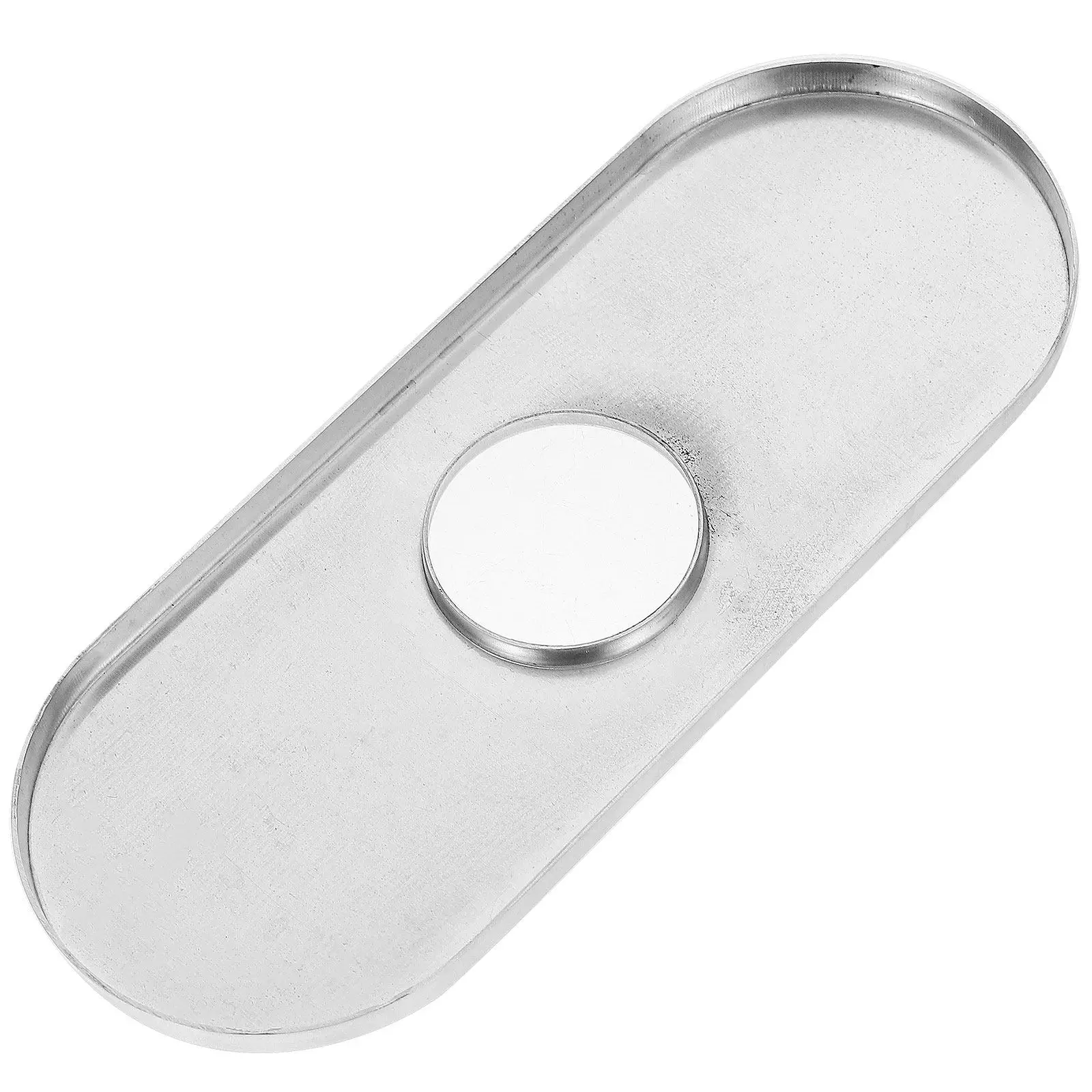 

1pcs Stainless Steel Faucet Hole Cover For Kitchen Sink Bathroom Decorative Plate Multi-Use Faucet Accessory Home Sink Supply