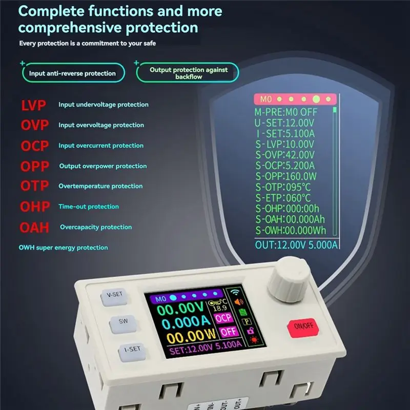 XY6509S Adjustable DC Regulated Power Supply Constant Voltage Current Maintenance 65V 9A 585W Step-Down Module