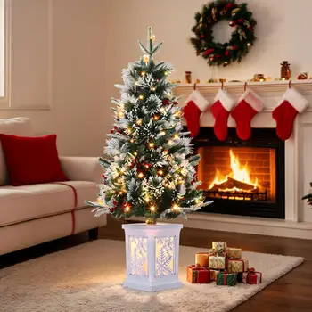3FT Pre-Lit Mini Christmas Tree 1