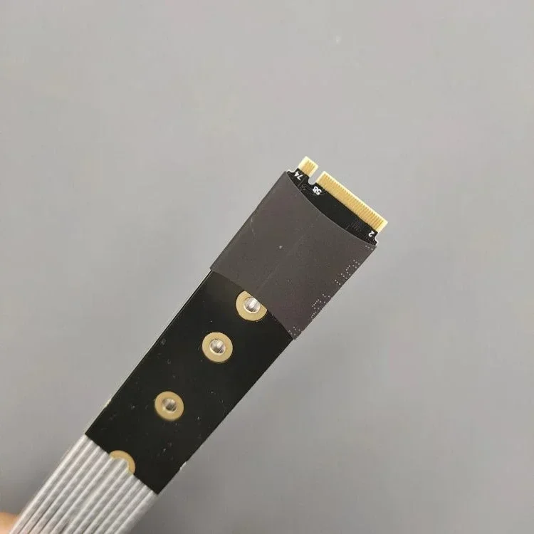 M.2 MVMe الصلبة محرك SSD البلوز تمديد الناهض كابل PCI-E Gen4 PCIe 4.0X4 ذكر إلى ذكر تمديد الحبل TX-RX M2 إشارة لرسو السفن