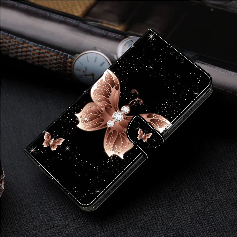 3D Fashion Pattern Painted Flip Leather Wallet Magnetic Case For Xiaomi 14 13 13T 12 12T 12X 11 11T 10i 10T 10 9 Pro Lite 4G/5G