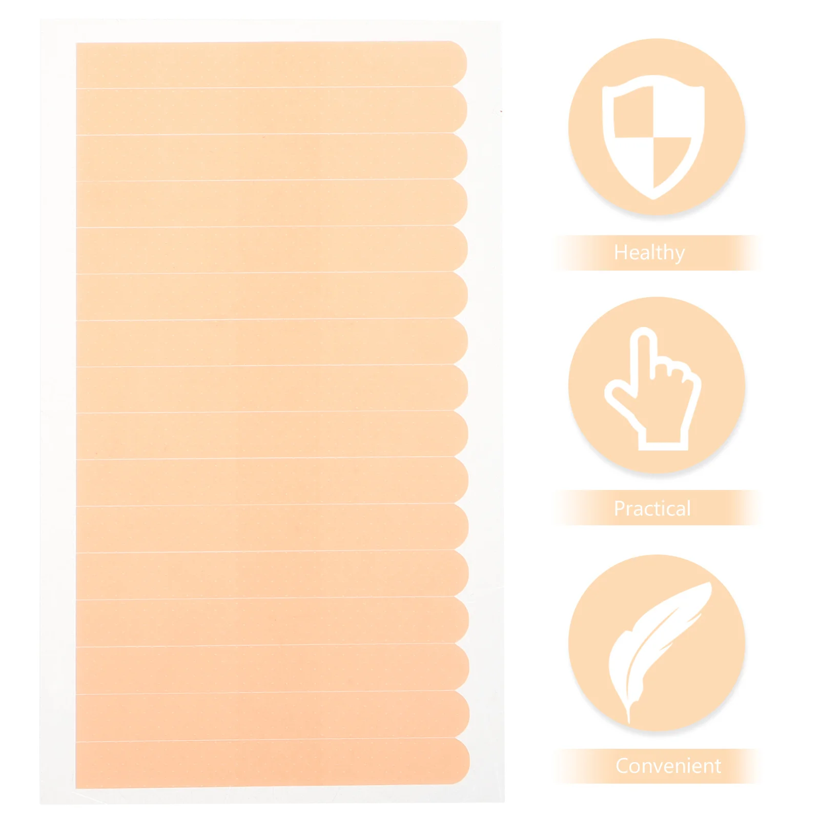 Bandes de plantation de cils flexibles, découpées à la taille, pour une ajustement confortable, idéales pour les maquilleurs, fournitures d'extension de cils, 10 feuilles