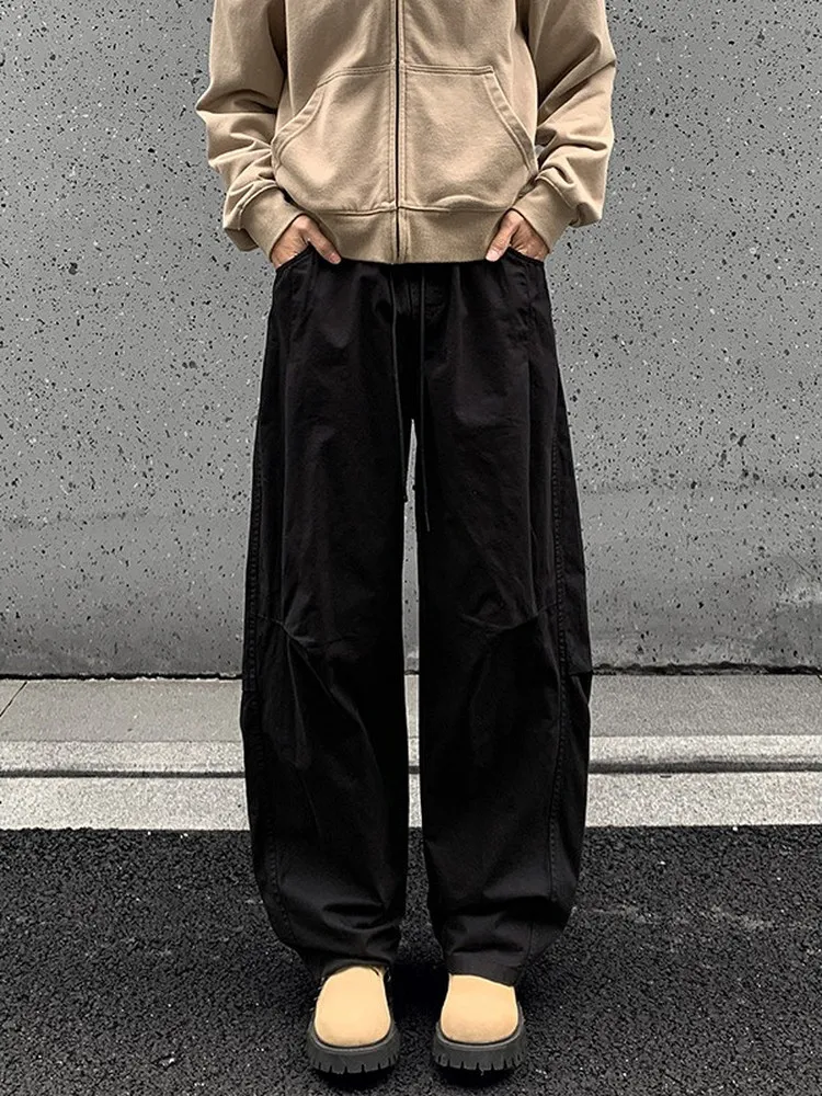 

Men's Thiened Fce Lined Cargo Pants Autumn Winter Sli Straight Leg Casual Trousers Polyester Fiber Non Deformable