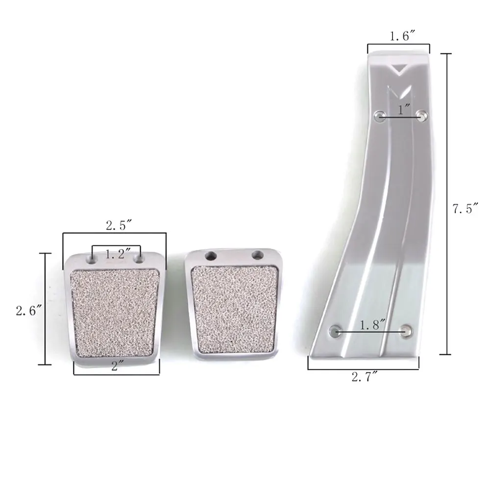 Accessori in stile pedali per Mugen per Honda Civic 8th Gen 2006-2011 manuale Auto FA FD SI tipo R FG