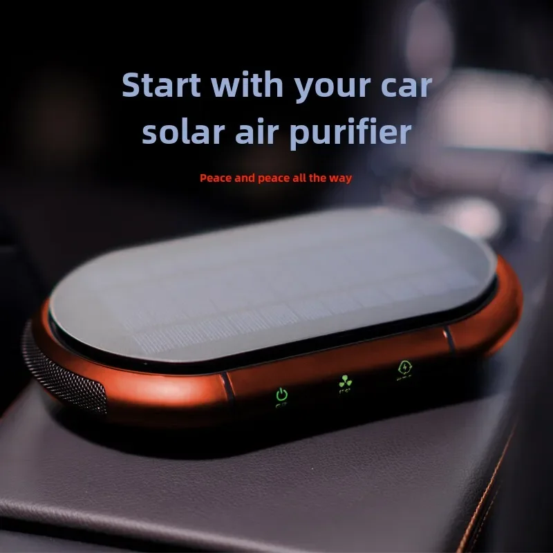 

Car air purifier Solar energy intelligent negative ion formaldehyde removal odor removal with aromatherapy column