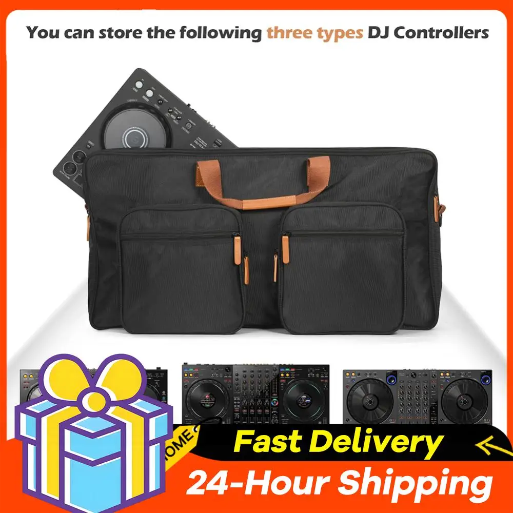 

Портативные сумки для хранения DJ-контроллеров с мягкой подкладкой, пылезащитные сумки для переноски, большая вместимость для Pioneer DJ DDJ-800, DDJ-FLX104, FLX6