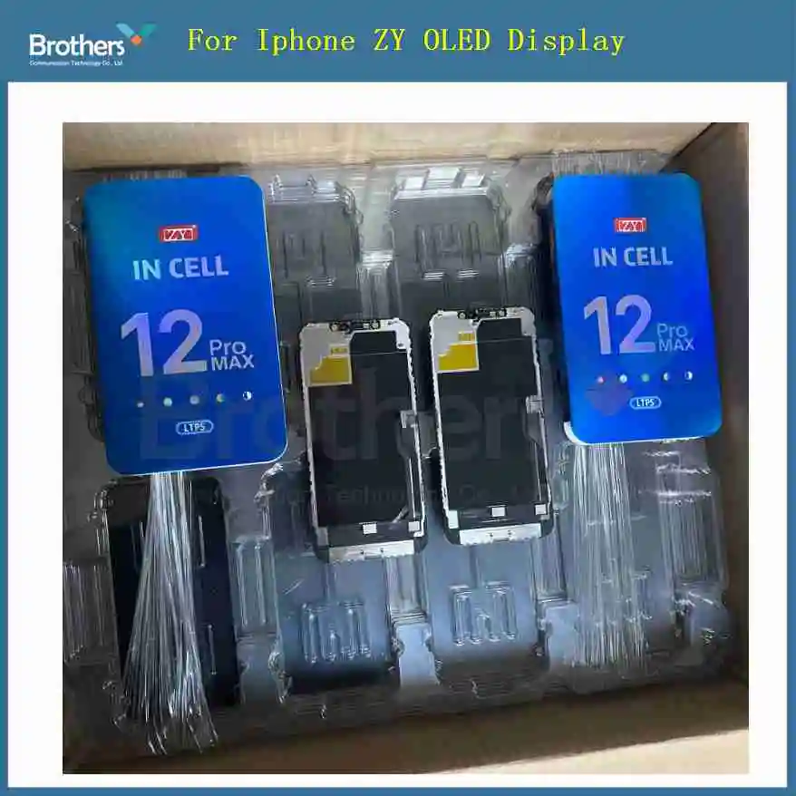 Pantalla de Repuesto ZY para iPhone X, XS, 11 Pro, 12, 15, 16, 13, 12 Pro, 13 Pro, 14 Pro, 15 Pro, 16 Pro Max, OLED, Táctil