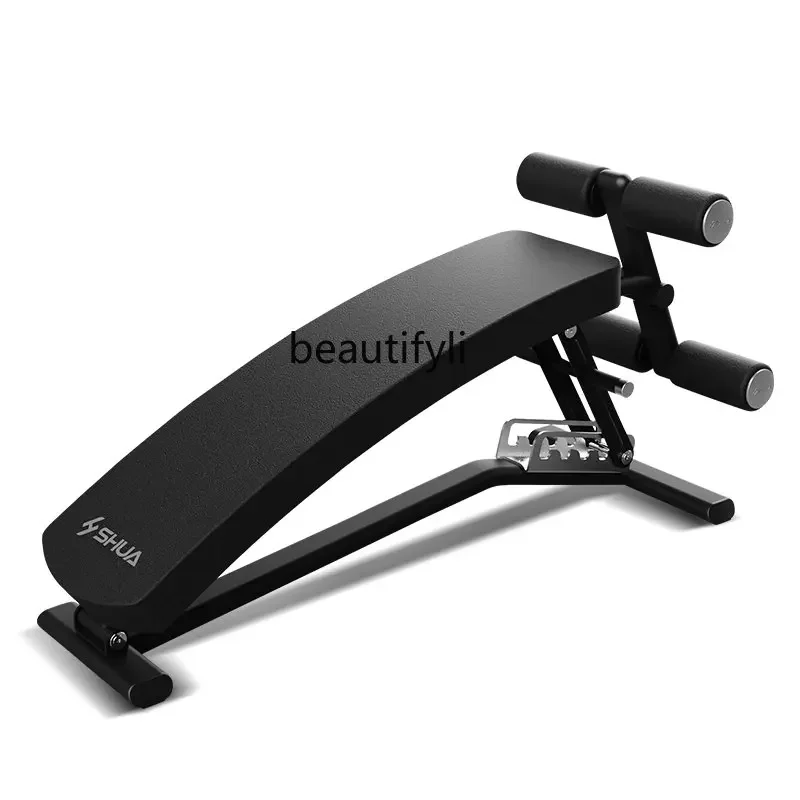 yj Multifunctional Supine Board Sit-Ups Fitness Equipment Dumbbell Bench Abdominal Muscle Supine Board 5755