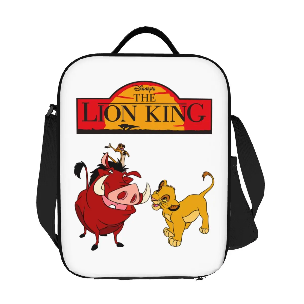 

Custom The King Lion Logo Resuable Lunch Boxes Women Leakproof Cooler Thermal Food Insulated Lunch Bag Kids School Children