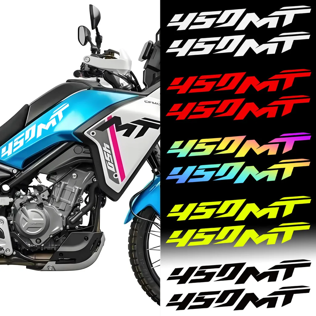

2PCS Motorcycle Vinyl Racing Stickers Moto Bike Motocross Side Body Fuel Tank Decals Accessories for CFMOTO Cfmoto 450mt 450 MT