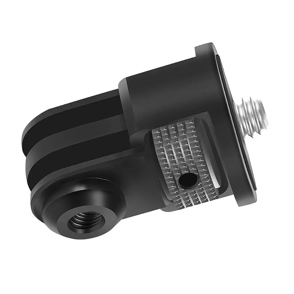 محول تركيب من سبائك الألومنيوم مع برغي 1/4 بوصة قابل للتعديل لإضاءة الكاميرا