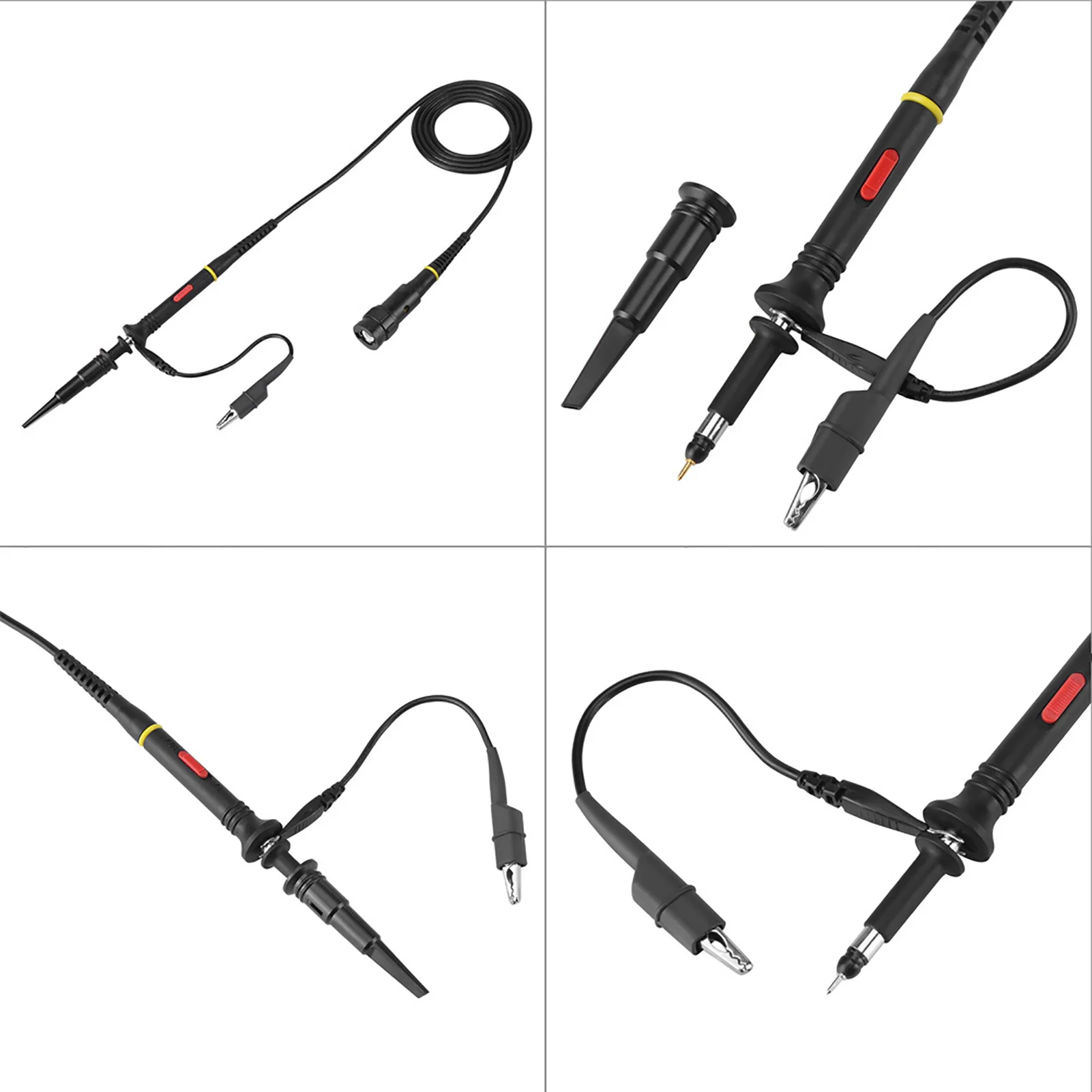 200Mhz Oscilloscope Scope Test Probe Clip BNC P2200 /X1