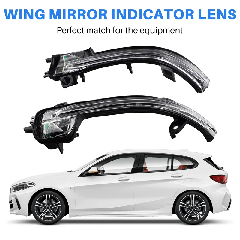 

ABTD-For Bmw 1 Series M135i Xdrive M Performance Wing Mirror Auxiliary Turn Indicator Left & Right 51169879127/51169879128