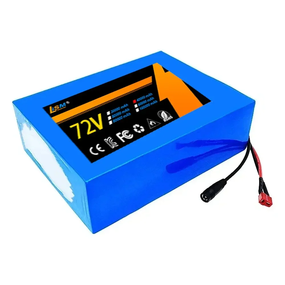 72V 20S4P 40Ah 21700 Lithium Battery Pack 3000W High Power BatteryPack+BMS Free complimentary 84Vcharger+free delivery