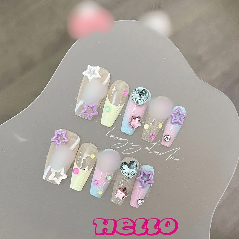 Nail Decorations Not Easy To Fall Off Hollow Mini Nail Decoration 3d Nail Supplies And Manicure Tools Accessories Sweet Diy