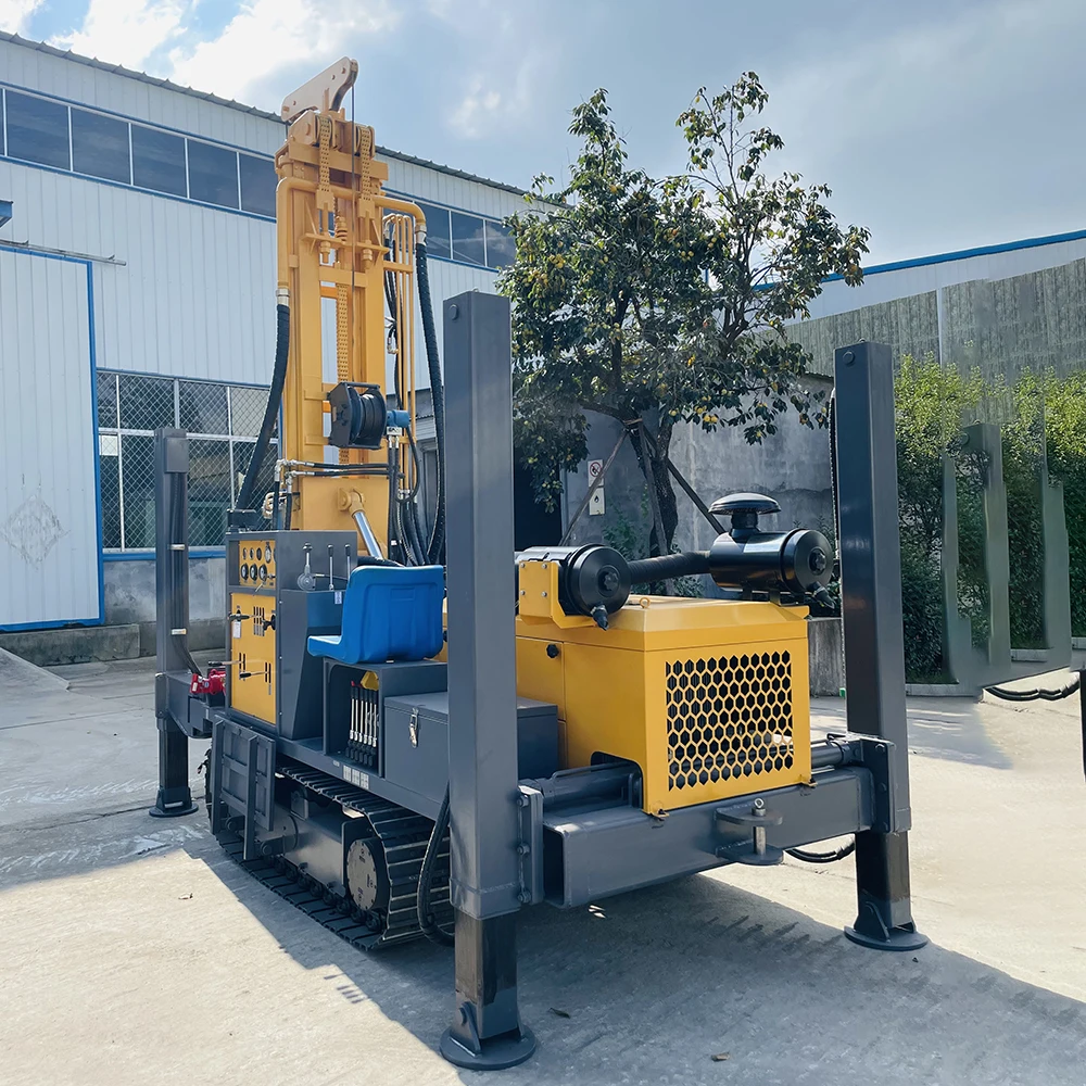 2025Vendita diretta in fabbrica Impianto di perforazione diamantato Macchina per impianto di perforazione portatile idraulico cingolato per pozzi d'acqua da 700 m