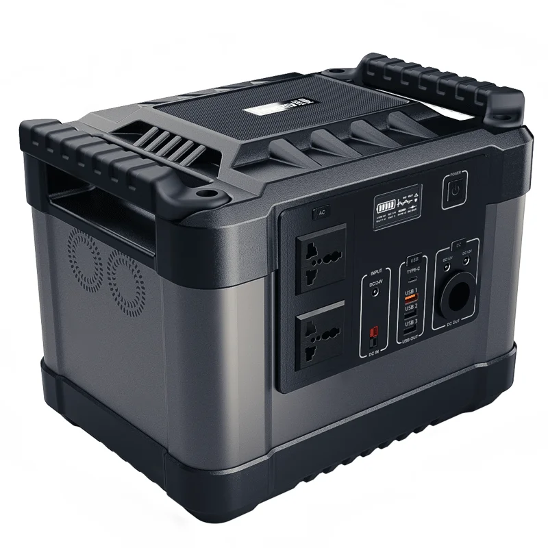 Portable solar generator DC12V AC 220V output 1000w solar power 12v/24v for sale