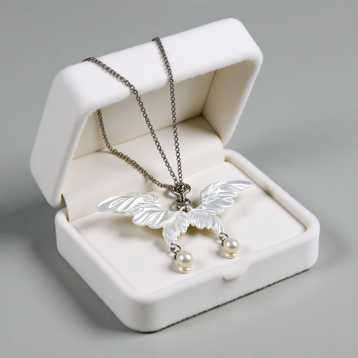 Angel Wing Key Chain Resin Imitation Pearl Tassel Key Chain Butterfly Key Chain Imitation Pearl For Backpacks Gift For Friends