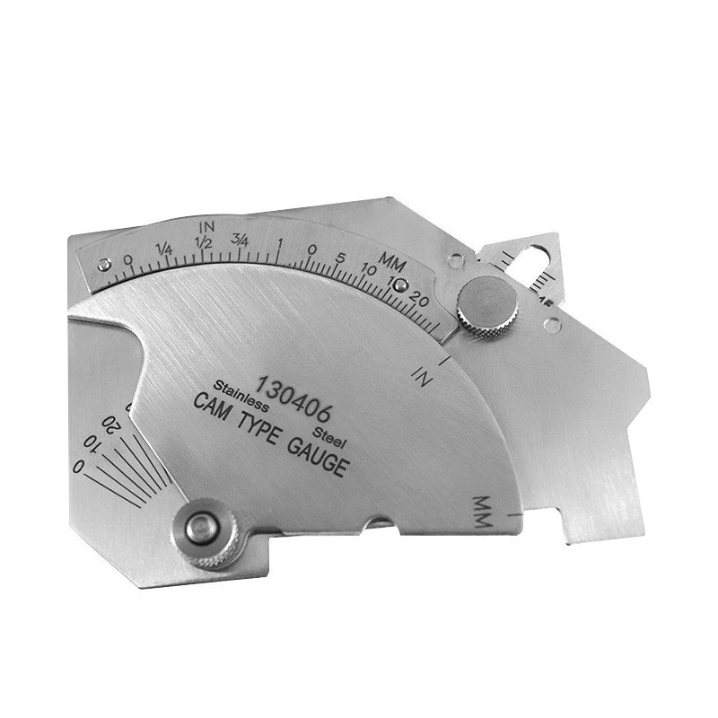 

Welding Inspection Ruler Gauge MG-8 Fillet Weld Measurement Cam Type Multifunctional Foot Bite Slope