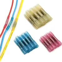 10/20/50/100pcs Electrical Heat Shrink Butt Crimp Terminals Solder Seal Wire Connectors Terminal Automotive Insulated Waterproof