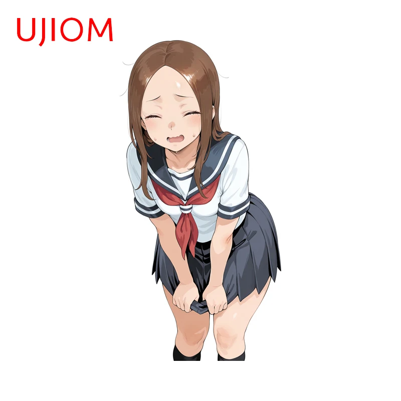 ملصقات حائط UJIOM Shy Anime Takagi San إبداعية عالية الجودة فن المنزل الذكي ملصق مضاد للماء مناسب للأسطح الملساء