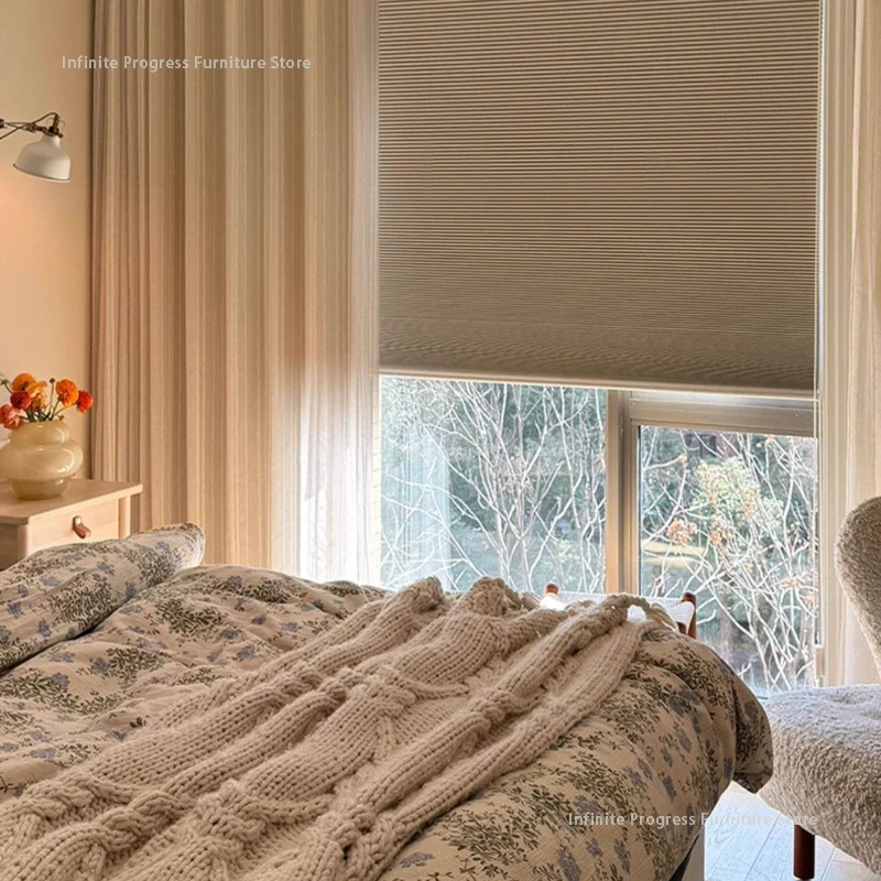 Custom Size Full Shading Shutters Honeycomb Shade Drill-Free Bedroom Blinds Blackout Privacy Fensterläden Home Improvement HQ40C