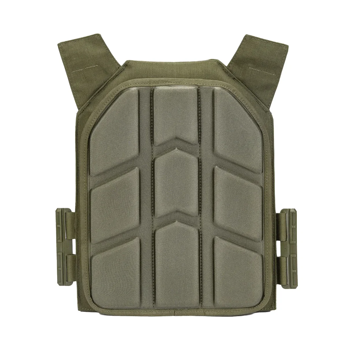 2 Pcs Removable Molded Tactical Vest Protective Pad for Airsoft Paintball CS Game Vest Hunting Plate Carrier Vest Cushion