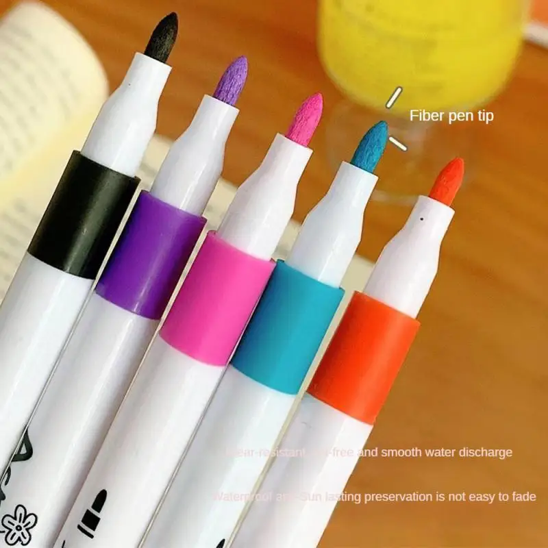 12-80 цветов, акриловый маркер, набор для рисования камнями для детей, набор ручек для рисования камнями, керамика, стекло, дерево, сделай сам, ремесла, товары для рукоделия