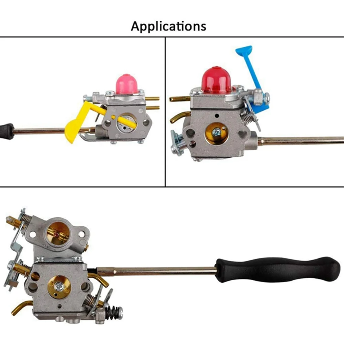 Carburetor Screwdriver Adjustment Cleaning Brush Tool Set Kit for 2-Cycle Small Engine Trimmer Weedeater Chainsaw