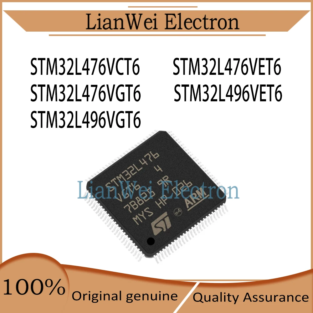 STM32L476 STM32L496 STM32L476VCT6 STM32L476VET6 STM32L476VGT6 STM32L496VET6 STM32L496VGT6 IC MCU Chipset LQFP-100