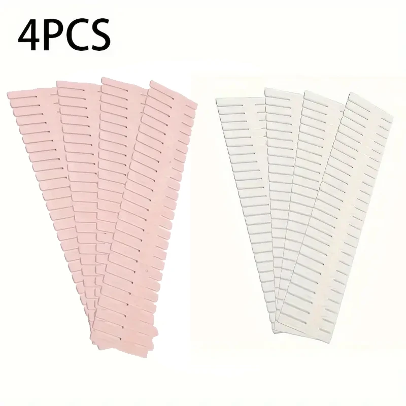 

4Pcs Pink/White Divider Adjust Household Storage Cabinet Combination Underwear Sock Sundries Cajones Escritorio Drawer Organizer