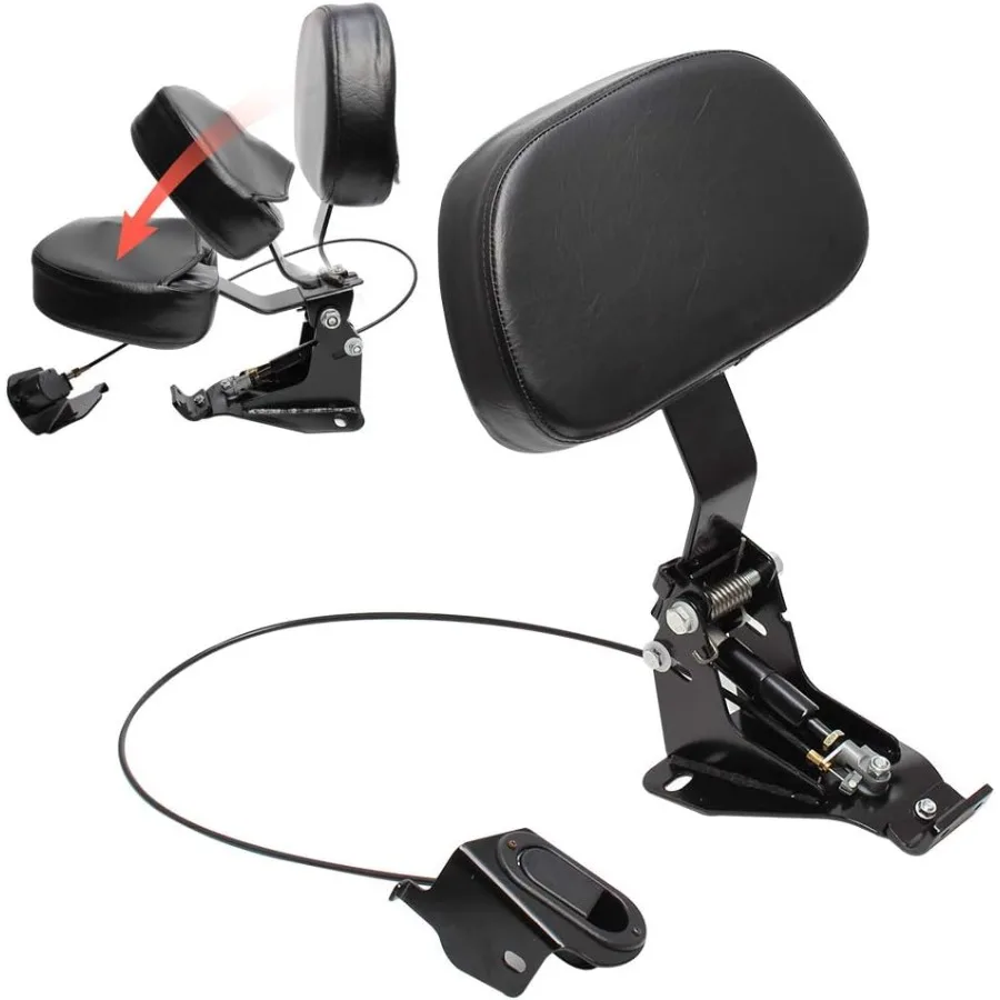 

Регулируемая спинка для мотоциклистов с накладкой для Harley Touring Road King Street Glide FLHR FLHX 20092025, модели мотоциклов 2024, 2023 202