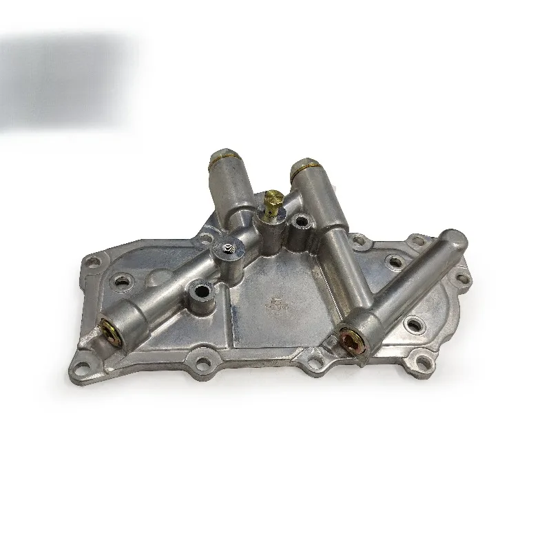 Excavator Engine Parts BD30 TD27 Aluminium Oil Cooler Cover 21305-43G01 Silver