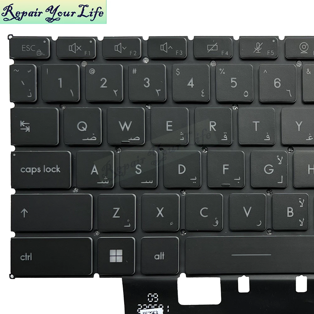 Arabic Russian US Laptop Keyboard Backlit For MSI Creator Z16 MS