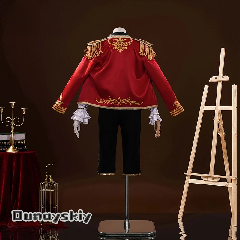 أزياء تنكرية لليوم رحيل الضابط الأول{أماندا كوس} سترة عسكرية في العصور الوسطى الهوية على شكل حرف V زي تنكر لعيد الميلاد