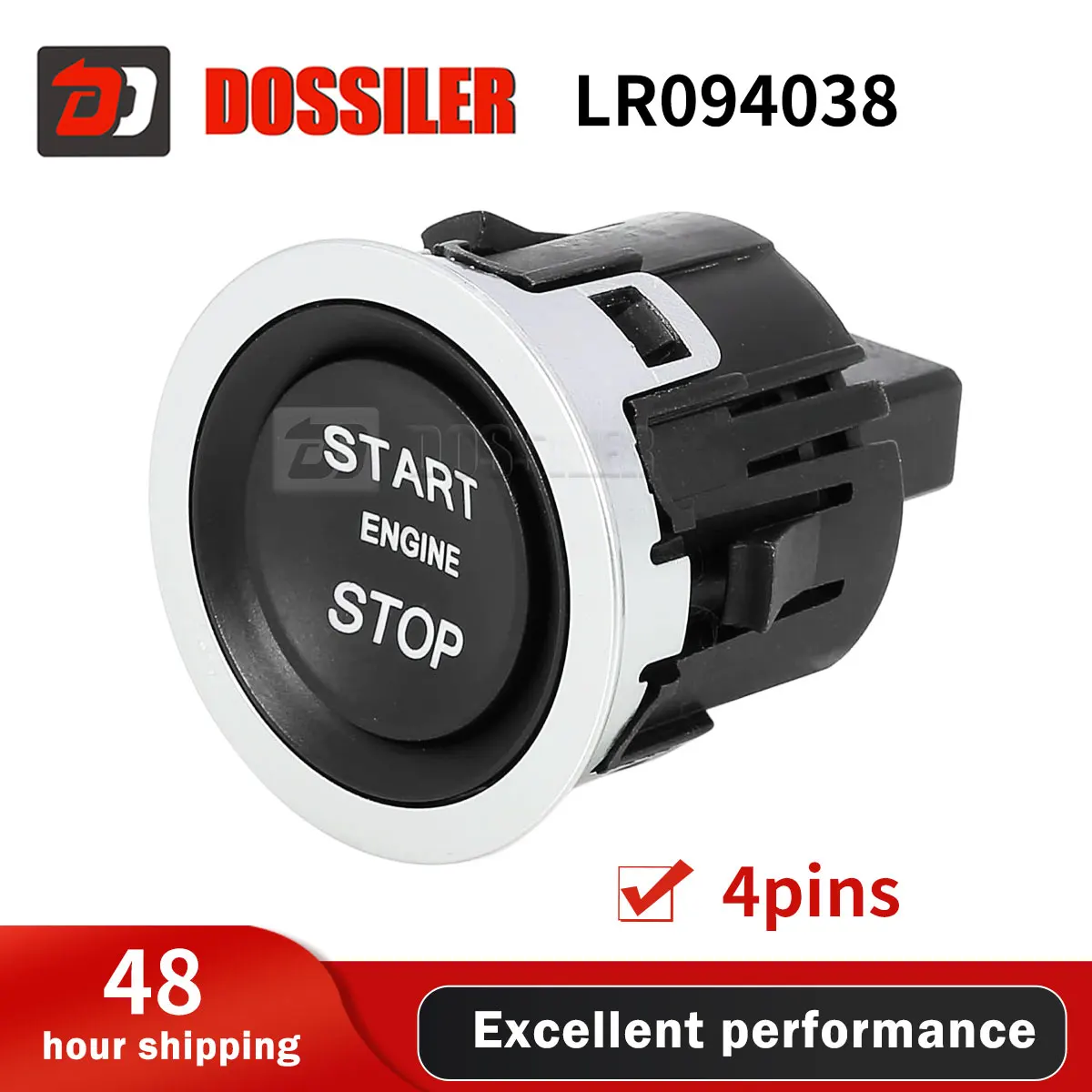 LR094038 Dossiler Ignition Stop Start Button Switch For Land Rover Range Rover Sport Evoque Discovery Sport LR037611 LR056640