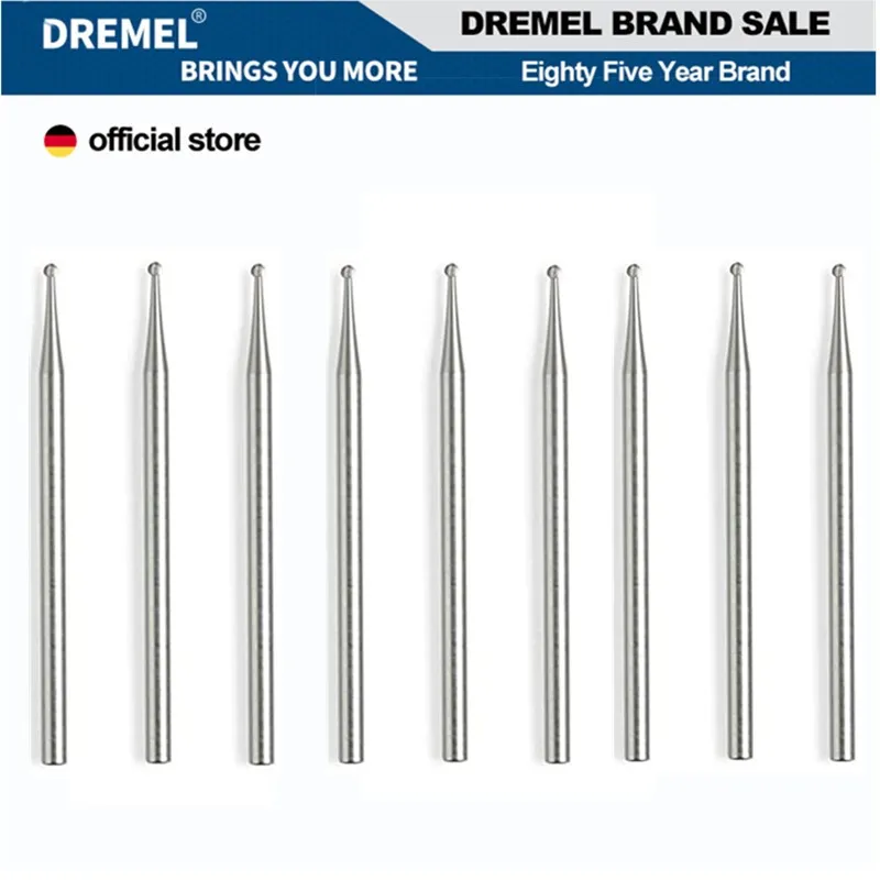 Dremel-ball-shaped Madeira Vidro Material Gravação Cortador Ferramentas Rotativas Acessórios para Elaboração Escultura Routing 105