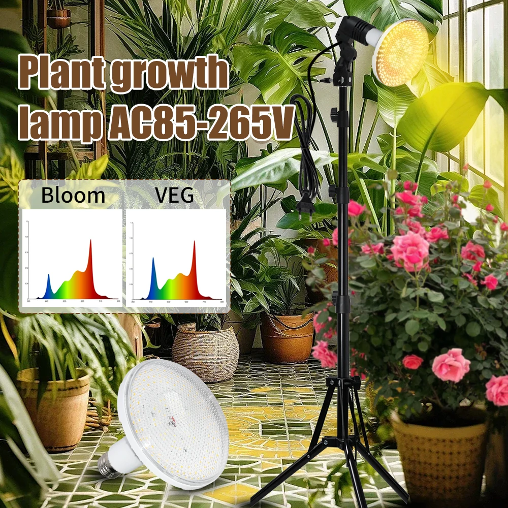 E27 LED 成長ライト 24 ワット AC85-265V 野菜花播種 SMD2835 LED 成長ランプ屋内屋外果実植物用