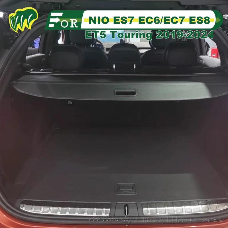 

Car Trunk Cargo Cover For EC6/EC7 ES8 ET5 Touring 2019-2024 Luggage Rear Boot Tray Security Shielding Shade Accessories