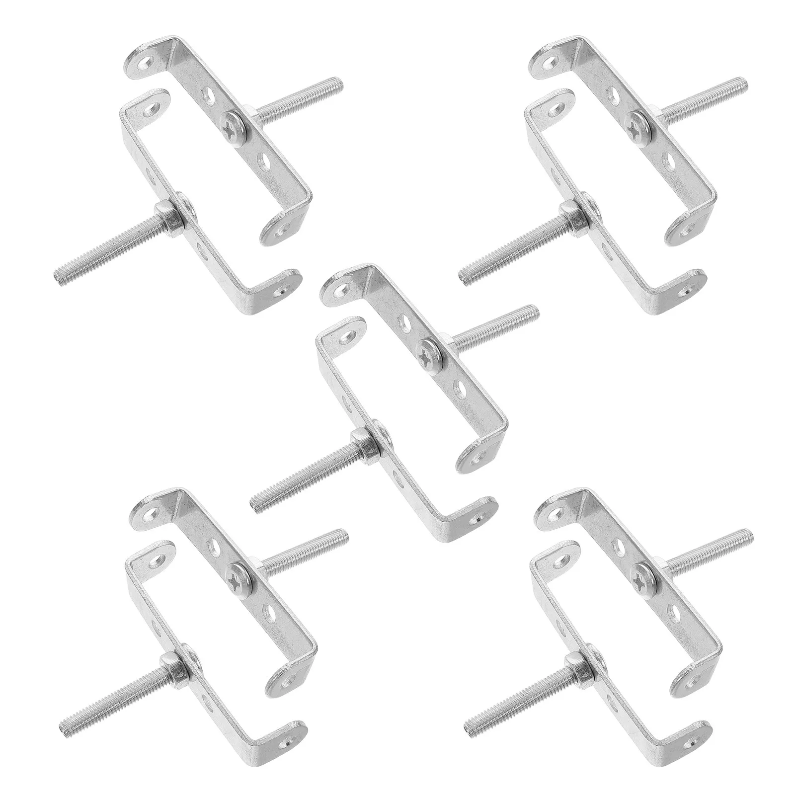 

10Pcs U-Shaped Bike Rear Rack Connector Robust Iron Rear Cargo Rack Adapter Precision Fit Quiet Ride Sturdy Mount for Cycling