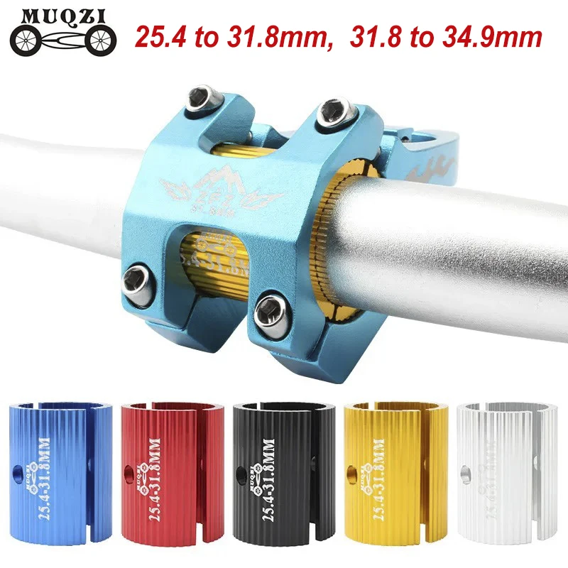 دراجة المقود الرقائق 25.4 إلى 31.8 إلى 34.9 دراجة المقود الجذعية المخفض سبائك الألومنيوم المشبك فاصل الرقائق محول محول