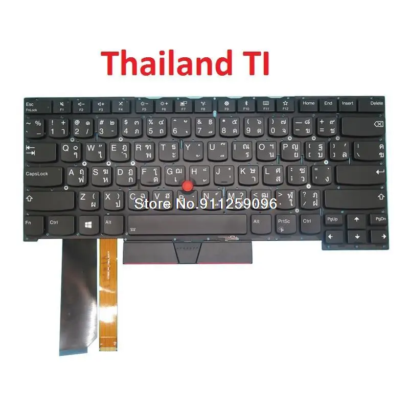 

Клавиатура для ноутбука Lenovo, для Thinkpad E490S Таиландская TI V170820FS1 SN20T05051 PK131A22104 с черной подсветкой, Новинка